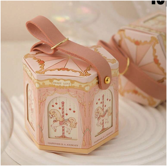 Set 10 Hộp Quà Lục Giác Carousel