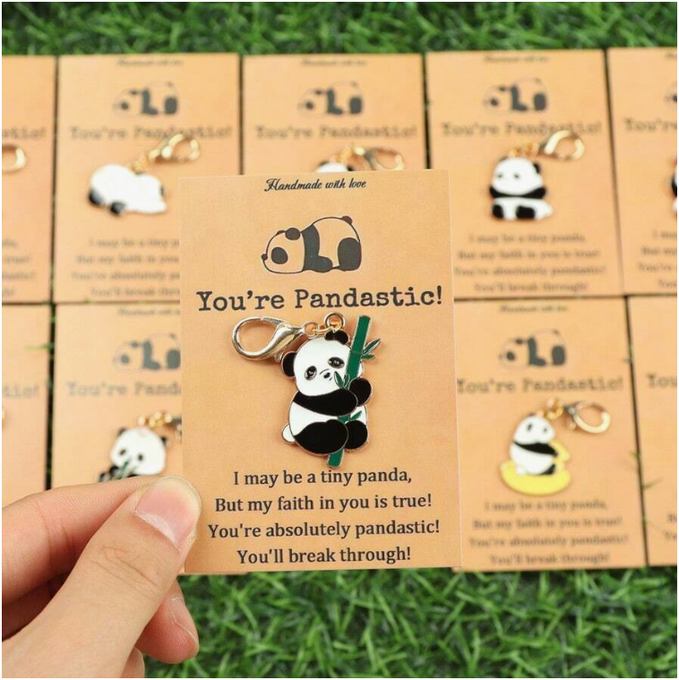 Set 10 Móc Khóa Gấu Trúc mini
