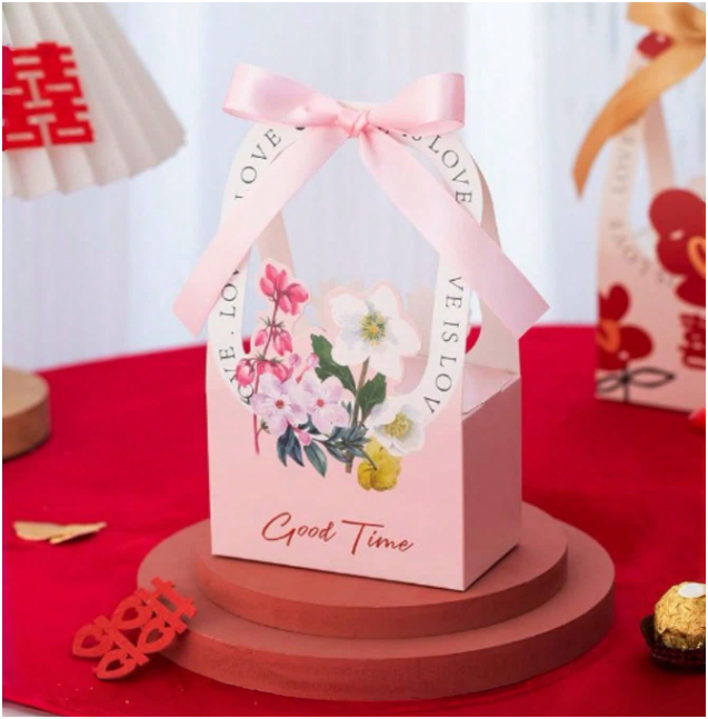 Set 10 hộp quà giỏ hoa