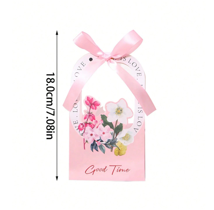 Set 10 hộp quà giỏ hoa
