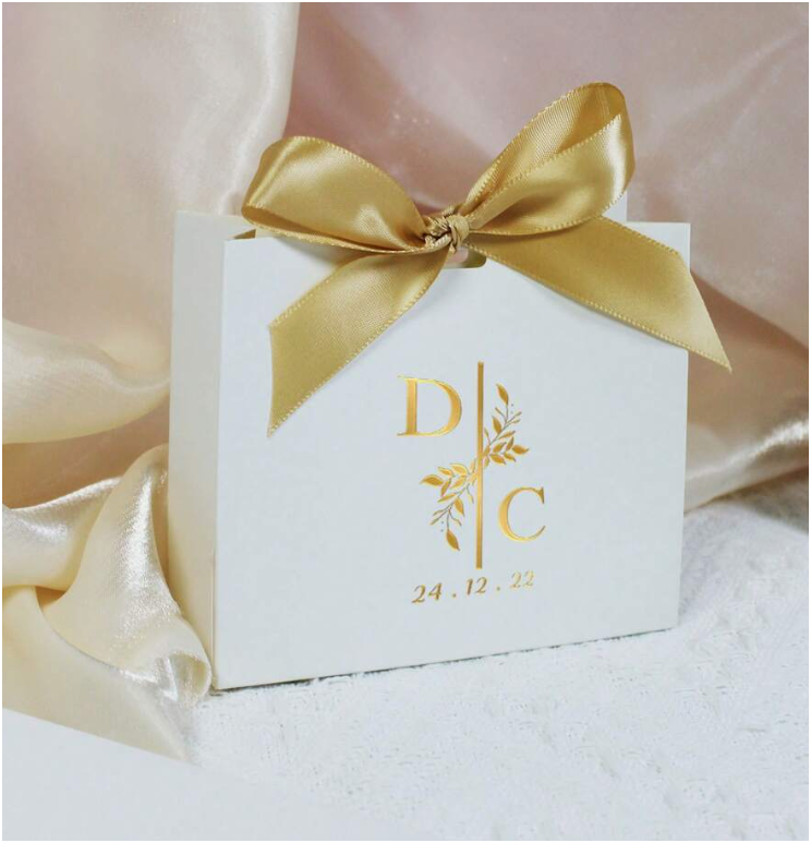 Set 10 hộp quà kiểu túi cá nhân hóa