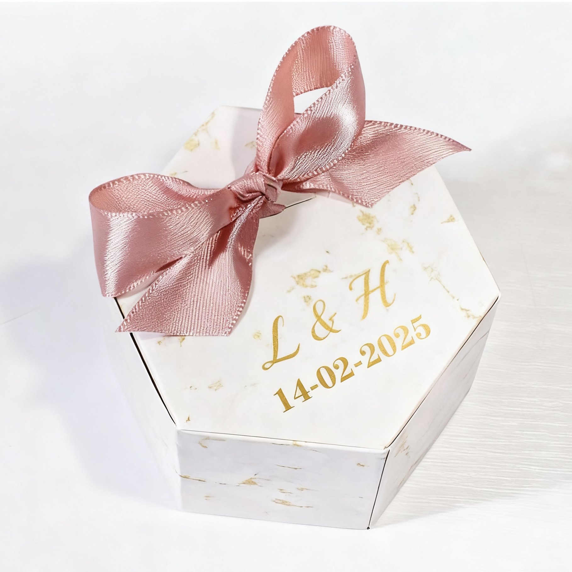 Set 10 hộp quà vân đá cá nhân hóa