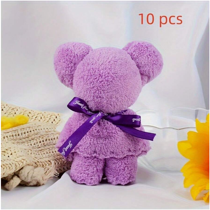Set 10 khăn quà tặng gấu Teddy
