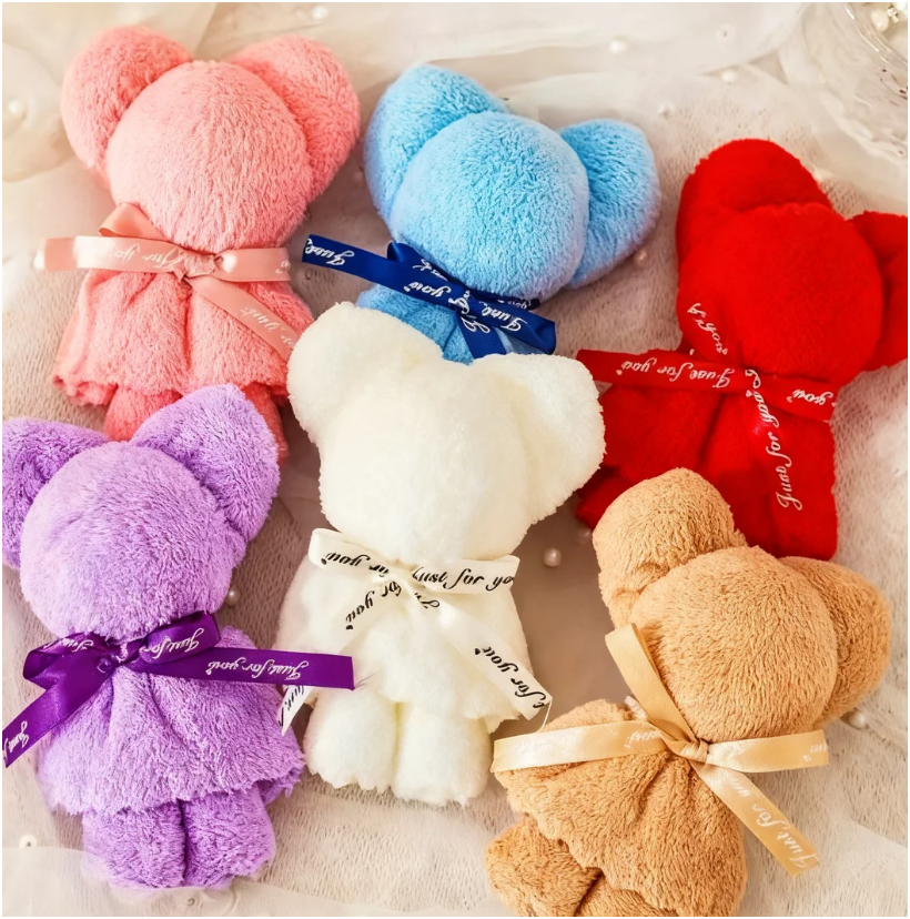 Set 10 khăn quà tặng gấu Teddy