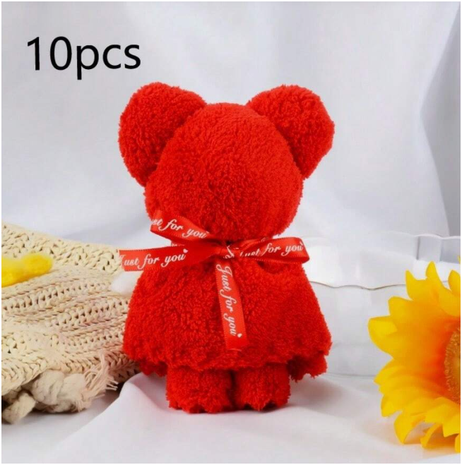 Set 10 khăn quà tặng gấu Teddy