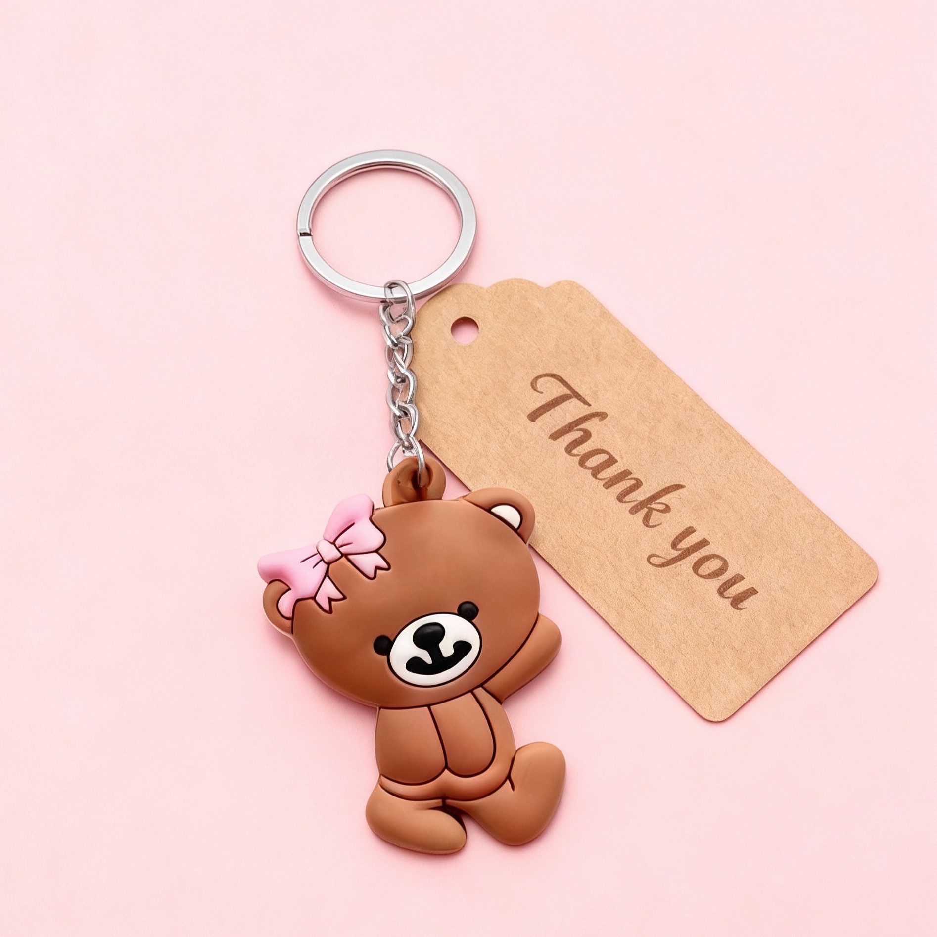 Set 18 móc khóa quà tặng Gấu Teddy
