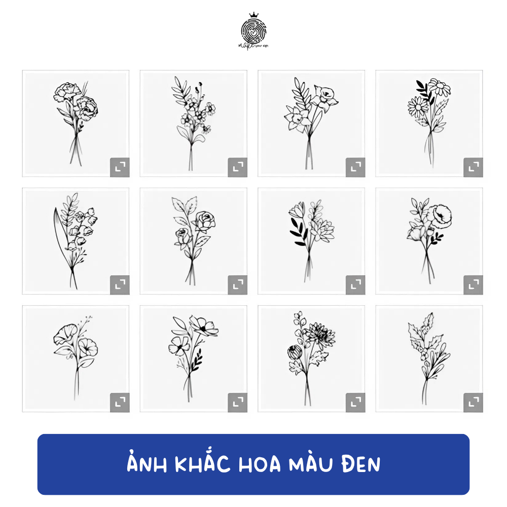 Set Sổ Da Bút Ký Cá Nhân Hóa Hoa + Tên