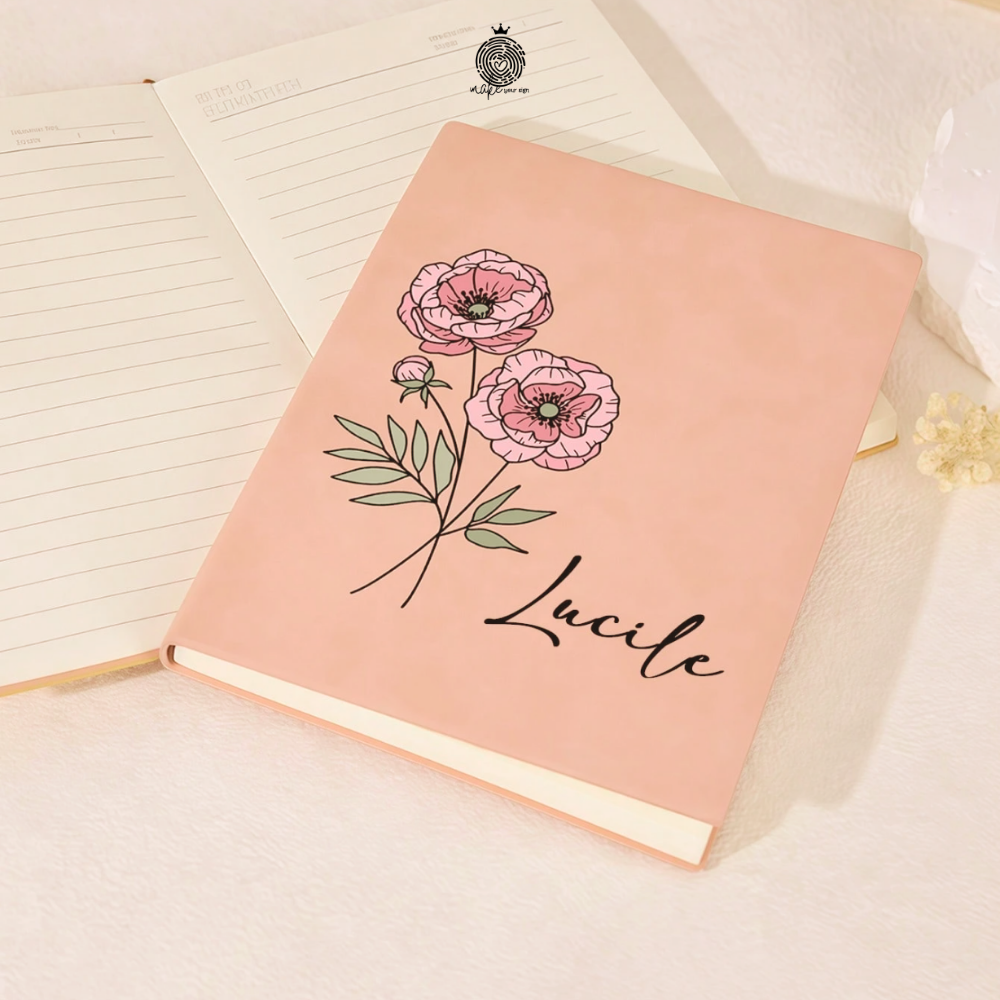 Sổ Tay Hoa Pastel A5 Cá Nhân Hóa