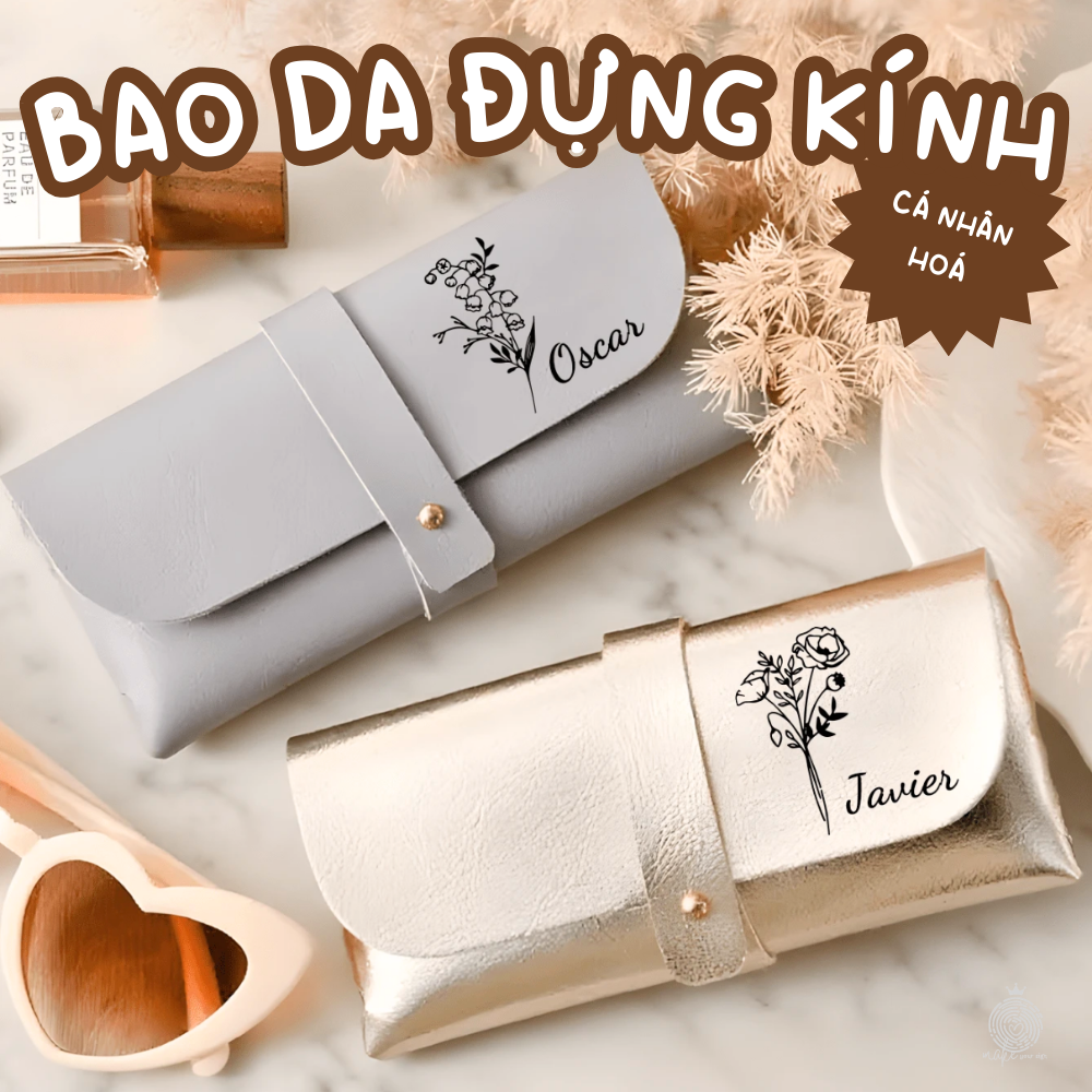 Túi Da Đựng Kính Cá Nhân Hóa
