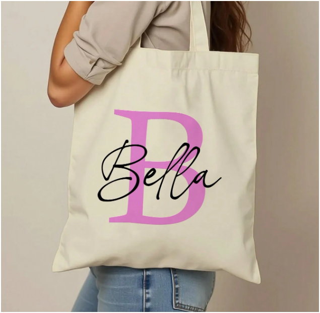 Túi Tote Canvas In Tên Theo Yêu Cầu