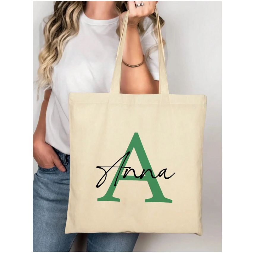 Túi Tote Canvas In Tên Theo Yêu Cầu
