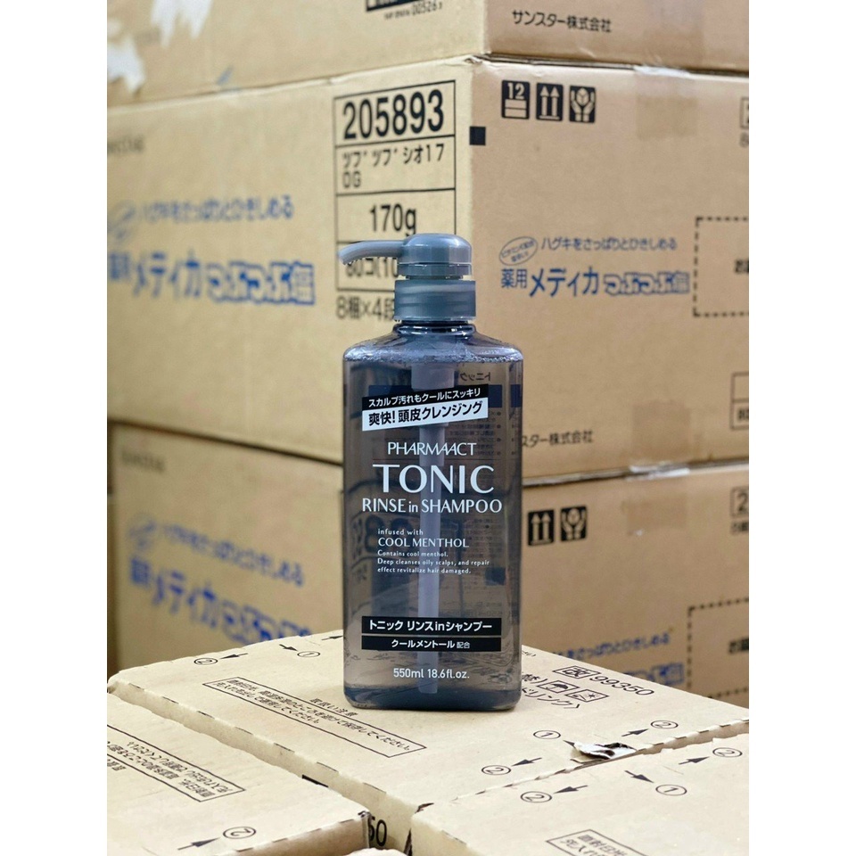 Dầu gội xả trị gàu cho nam Tonic Pharmaact 550ml.jpg