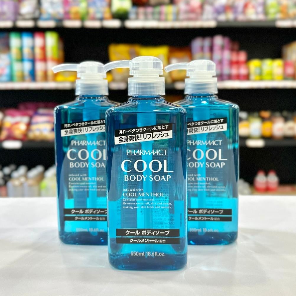 Sữa tắm bạc hà mát lạnh cho nam Cool Pharmaact 550ml.jpg