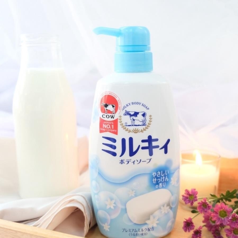 Sữa tắm Milky hương hoa cỏ (550ml).jpg