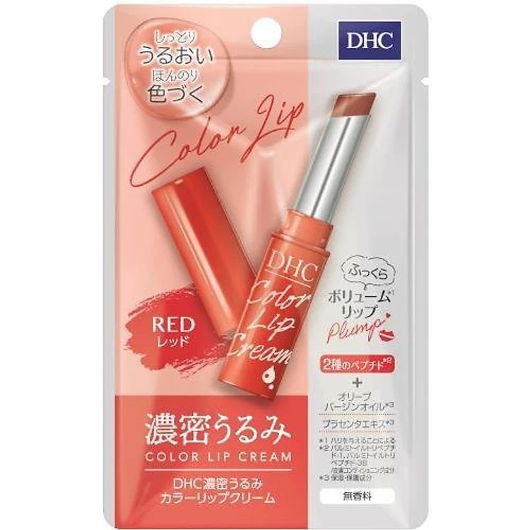 Son dưỡng môi DHC Color Lip màu cam.jpg