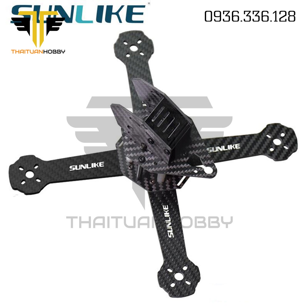 Sunlike S210C Carbon Fibre True X Frame 4Mm Arm For Fpv Racing