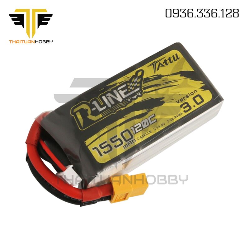 Tattu R-Line Version 3.0 1550Mah 14.8V 120C 4S1P