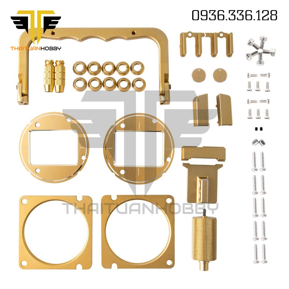 Radiomaster TX16S Mark II CNC Upgrade Parts Set - Gold