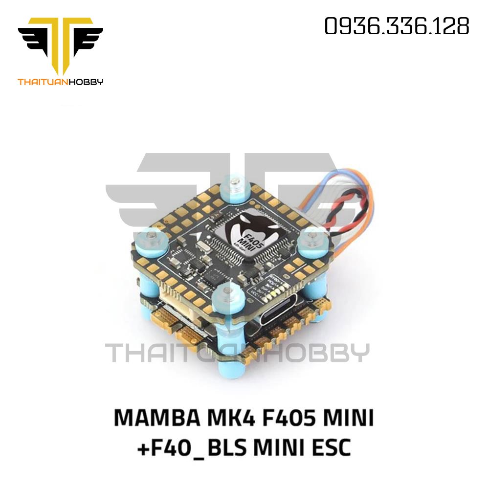 Tháp Mạch Mamba F405 Mini Mk4 + Điều Tốc F40 Bls Mini