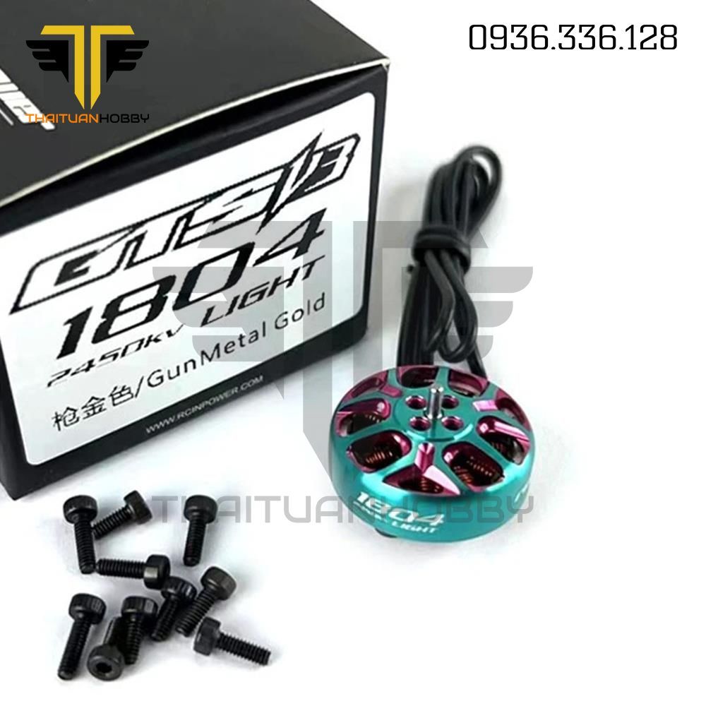 Động Cơ Rcinpower Gts V3 1804 2450kv - Teal Blue/Pink