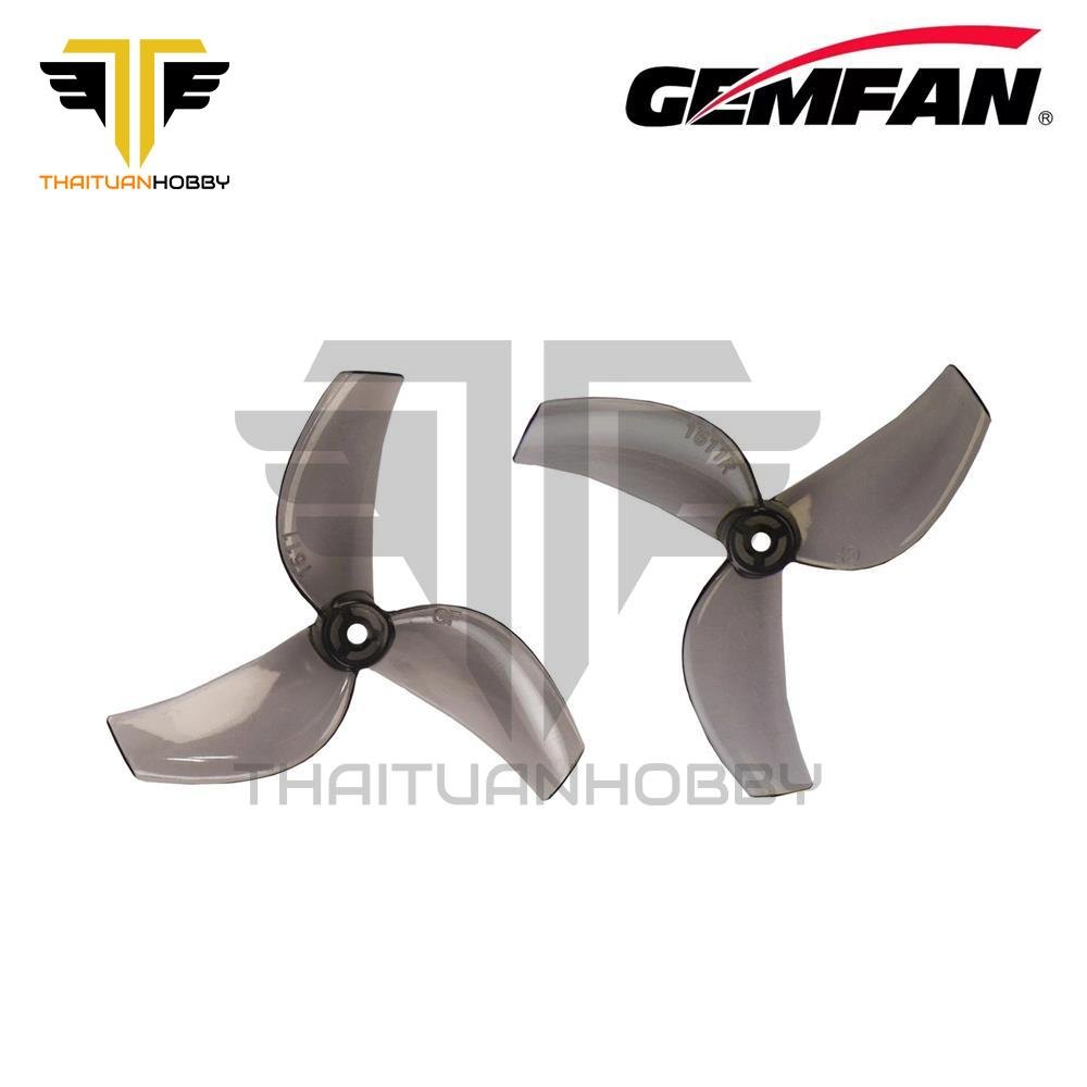 Bộ 4 Cánh Quạt Thuận Nghịch Gemfan 1611-3 40mm Lỗ 1mm - Clear Black