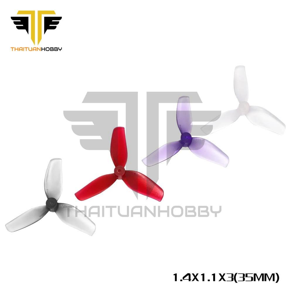 Bộ 4 Cánh Quạt Thuận Nghịch Hqprop Ultralight 1.4x1.1x3(35mm)