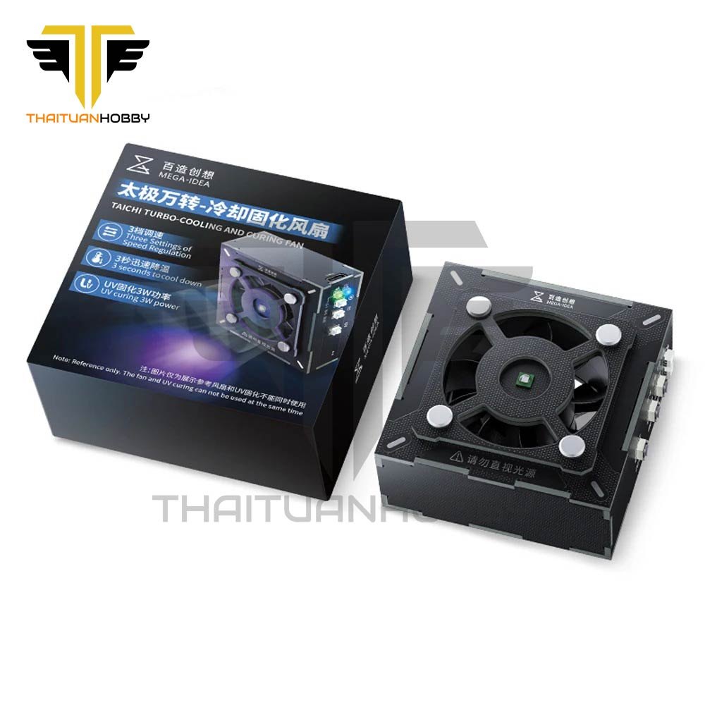 Quạt Tản Nhiệt Cầm Tay + Đèn UV MEGA-IDEA