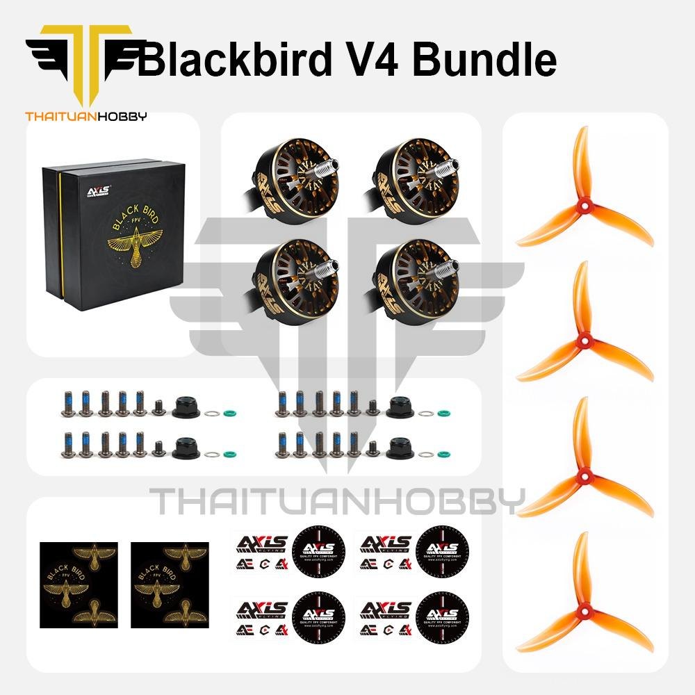 Động Cơ Axisflying Blackbird V4 2307 1960kv - 4pcs Set