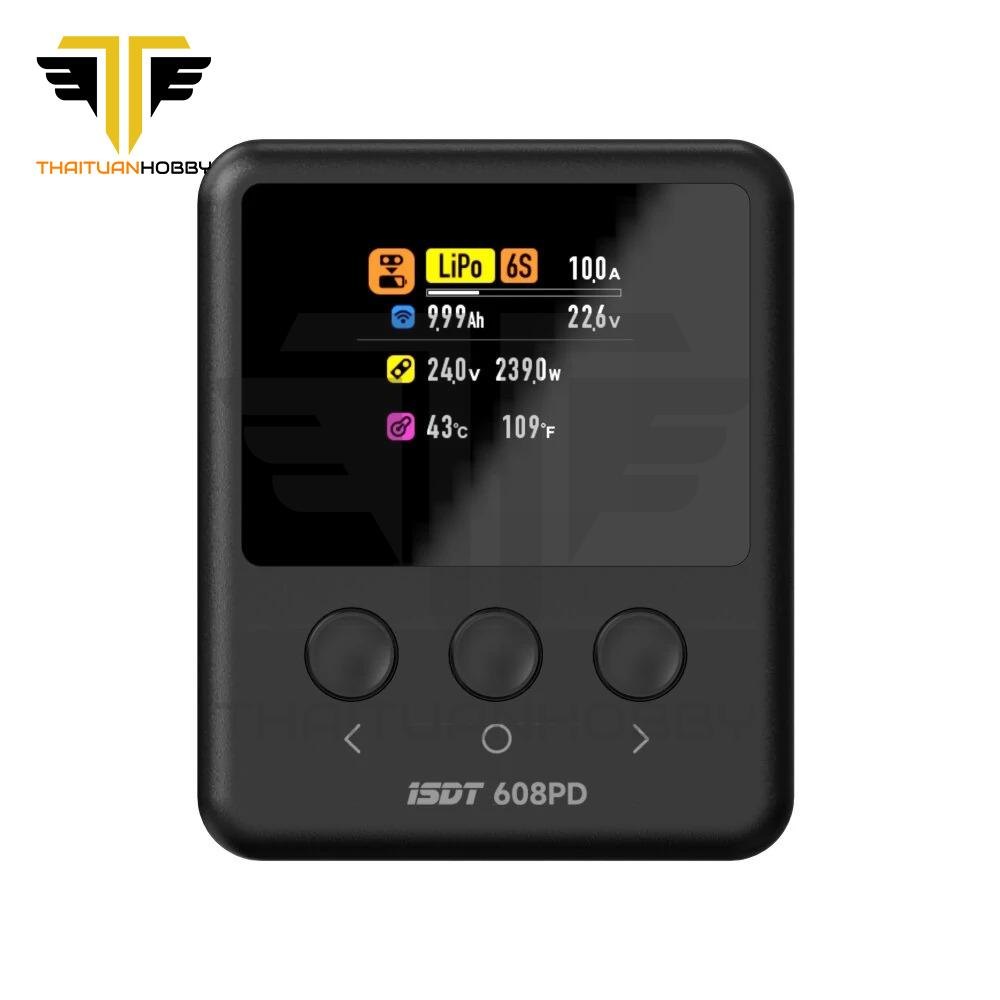 Sạc Pin ISDT 608PD DC 240W/10A USB C 140W/5A