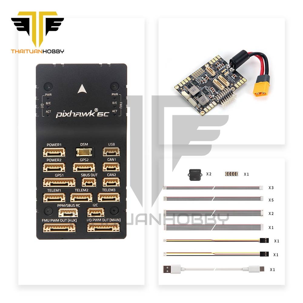 Holybro Pixhawk 6C(plastic case) &PM07 Power module