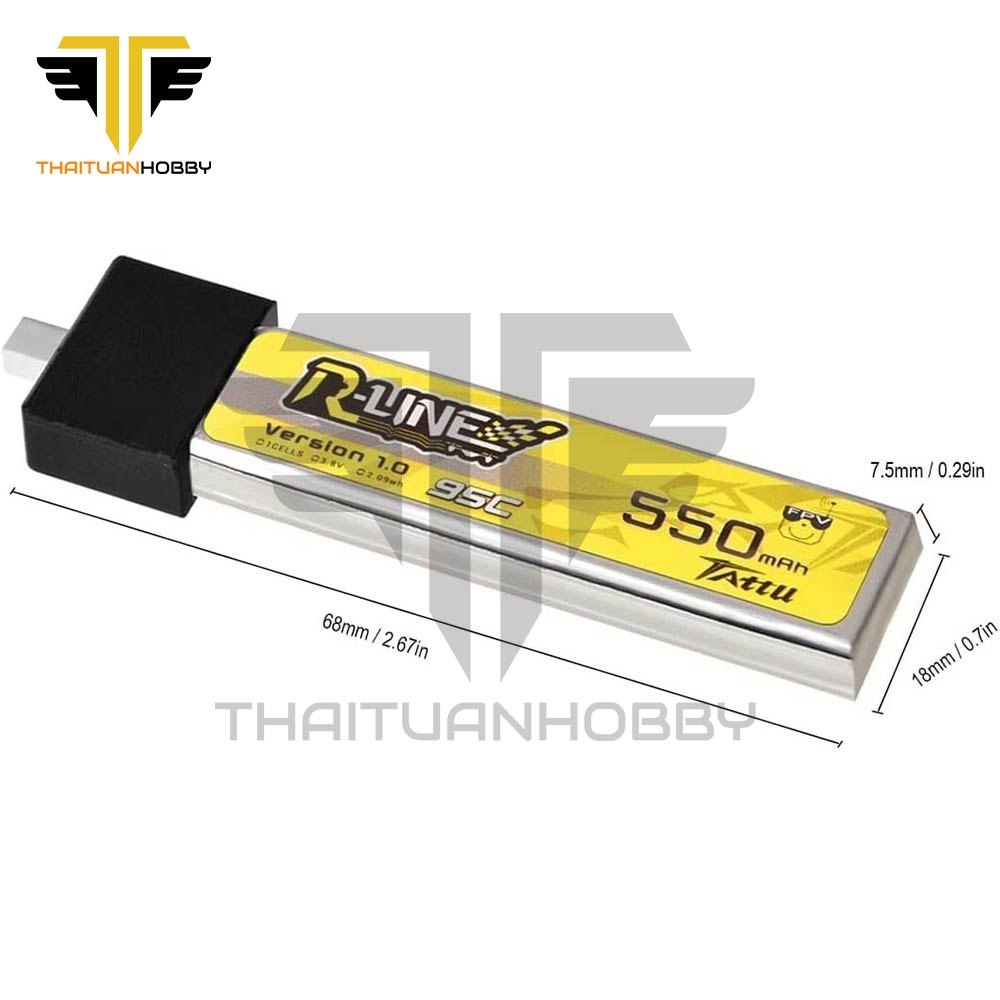 Rline 550mah 1s 95c Bt2.0