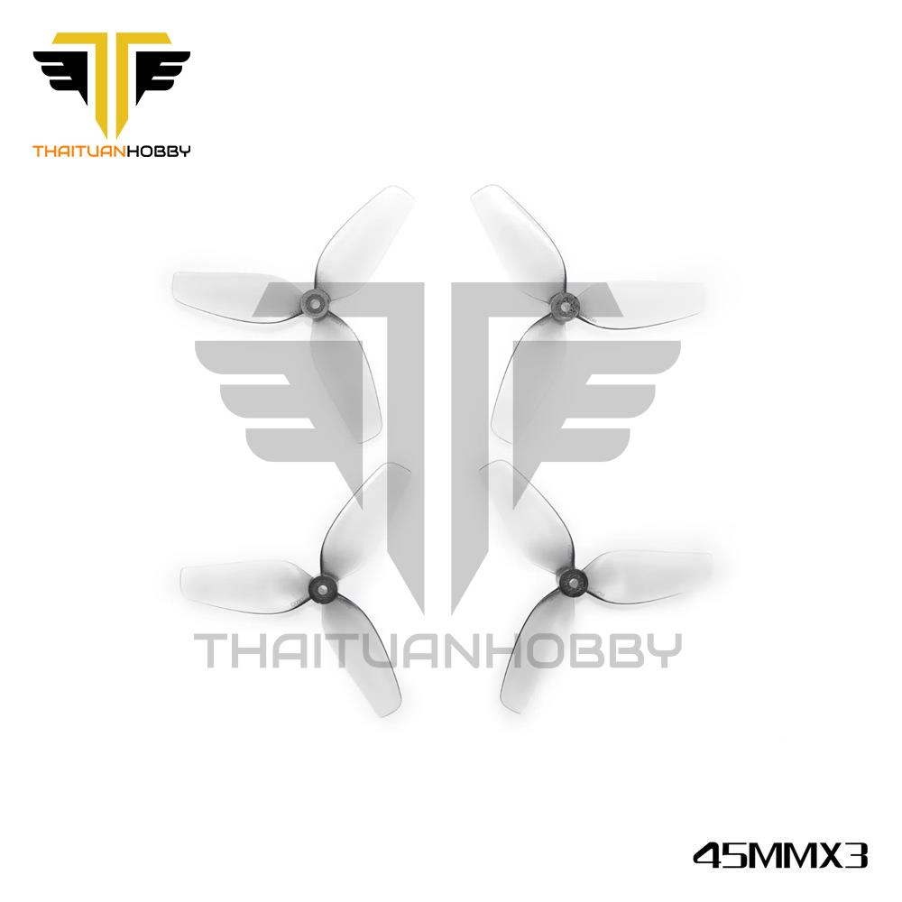 Bộ 4 Cánh Quạt Thuận Nghịch HQ Micro Whoop Prop 1.8X1.2X3(45MM) - Trục 1.5mm