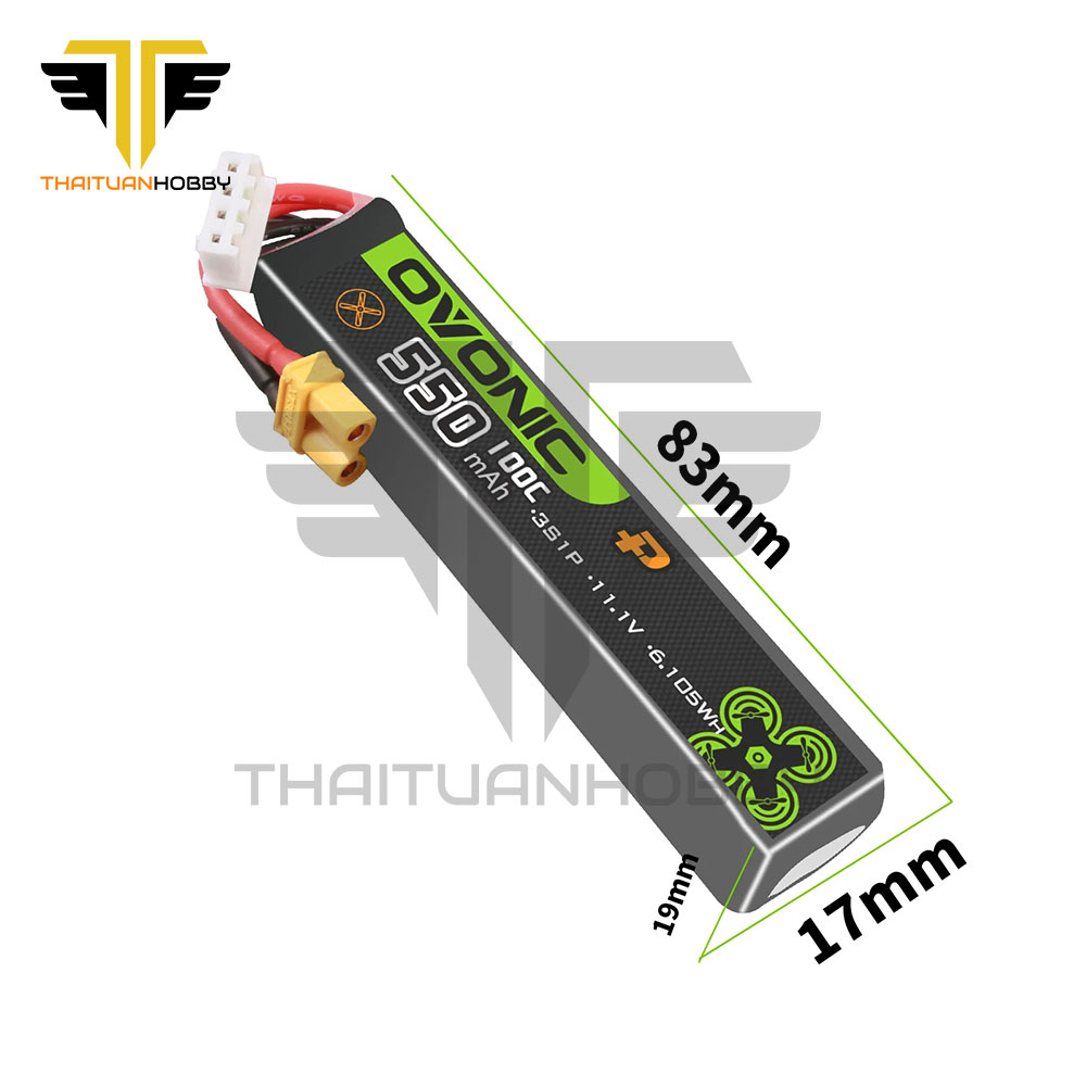 Ovonic 550mah 3s 100c Xt30