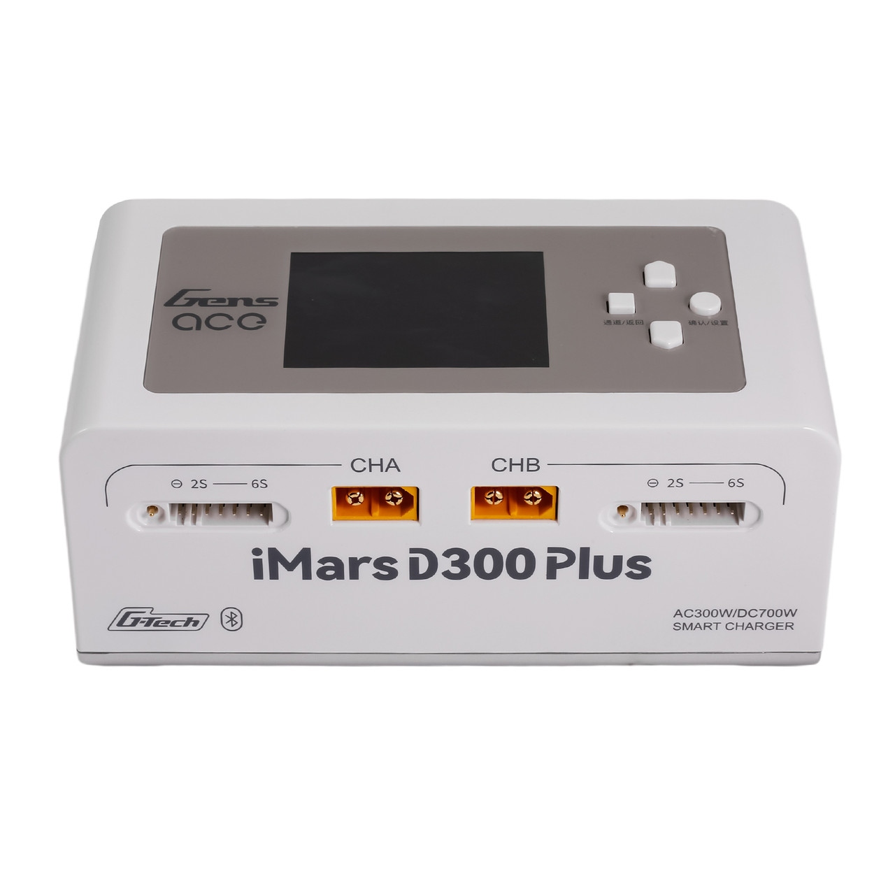 Sạc Pin Gens ace iMars D300 Plus Smart Charger | Bluetooth App Control | G-Tech | Dual-Channel