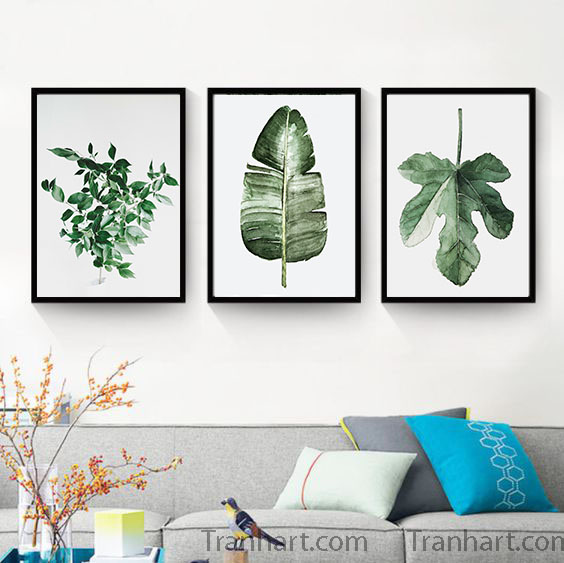 Bộ Tranh canvas nhiệt đới 13