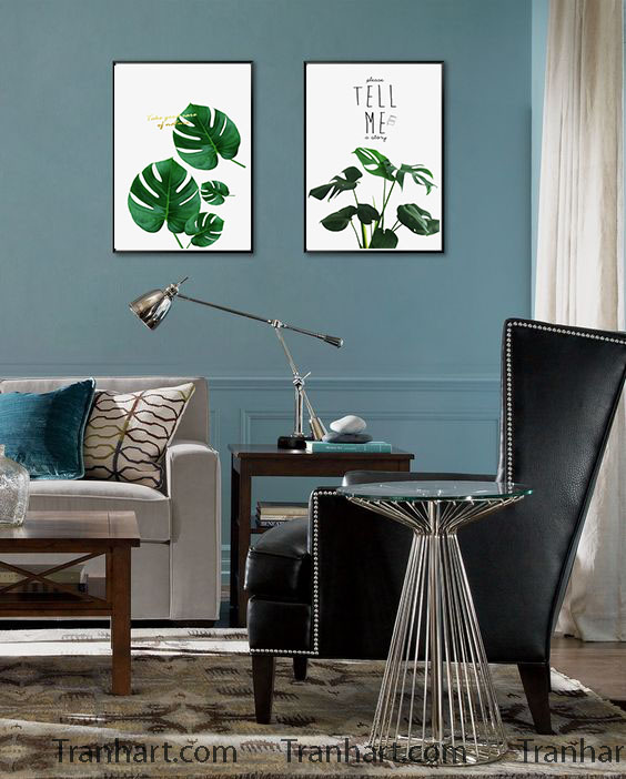 Bộ tranh canvas nhiệt đới 14