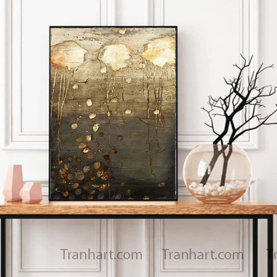 Tranh canvas rêu biển