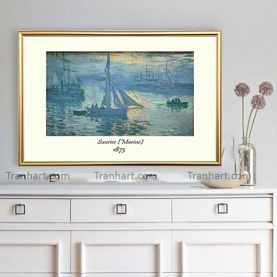 Tranh canvas mặt trời mọc
