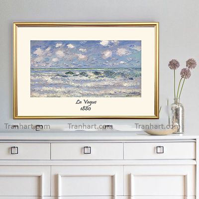 Tranh canvas la vague