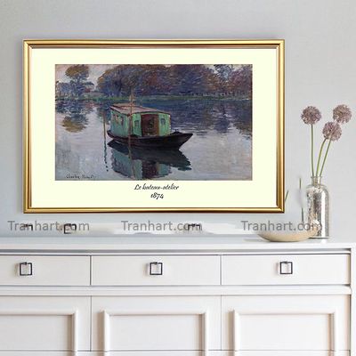 Tranh canvas bến vắng