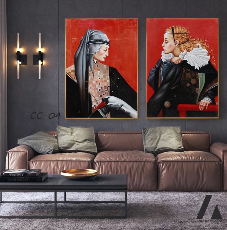 Bộ tranh canvas ấn tượng 23 - 42x60cm