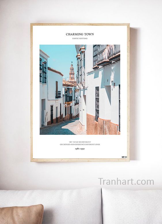 Tranh canvas vắng lặng - 50x70cm