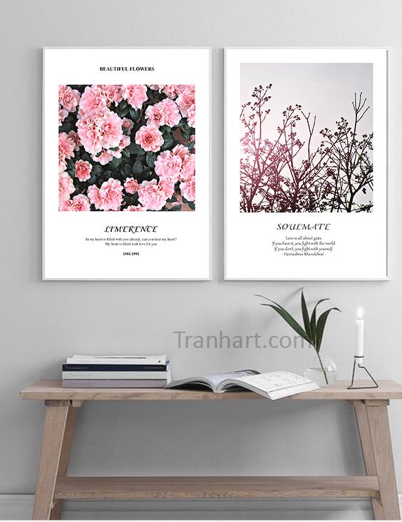 Bộ tranh canvas ánh nắng - 50x70cm