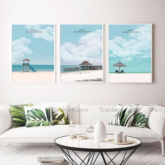 Bộ tranh canvas sky - 30x40cm
