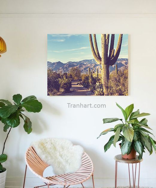 Tranh canvas hoang vắng - 50x70cm