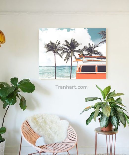 Tranh canvas du lịch biển - 50x70cm