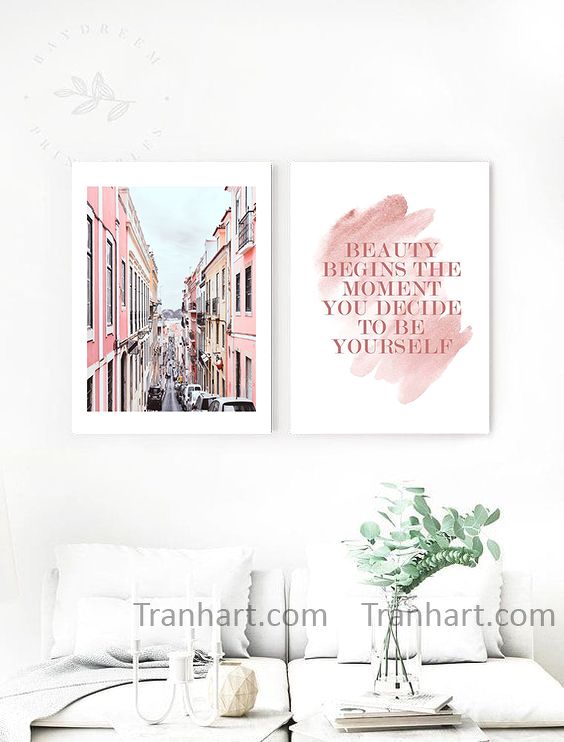 Tranh canvas góc phố Ý - 30x40cm