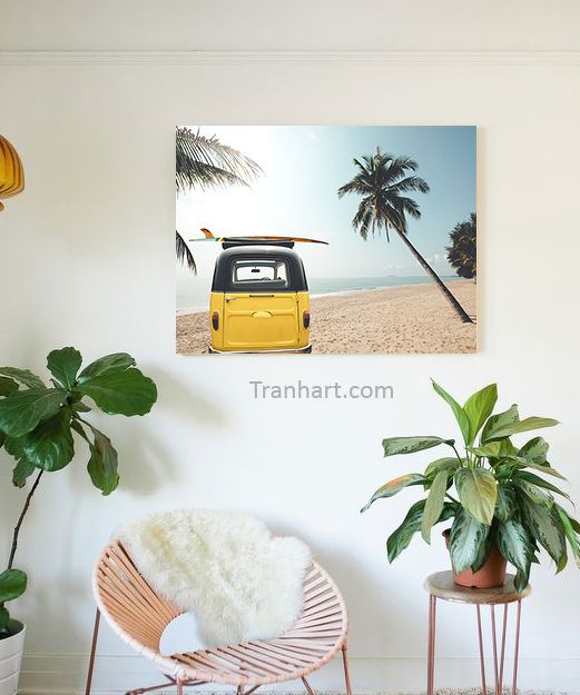 Tranh canvas du lịch biển 3 - 60x80cm