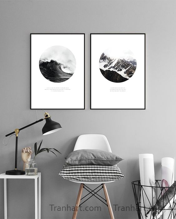 Bộ tranh canvas thiên nhiên 01 - 60x80cm
