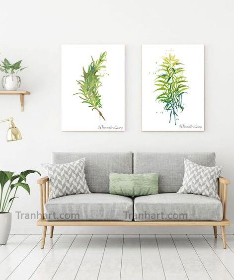 Bộ tranh canvas đồng điệu - 40x60cm
